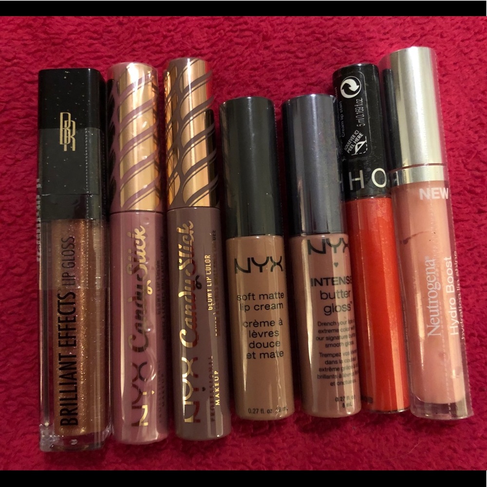 ❌SOLD❌Lip Gloss Lot - NYX, Sephora, Black Radiance